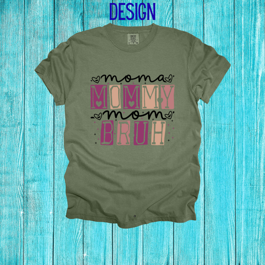 Mama Bruh Block Design