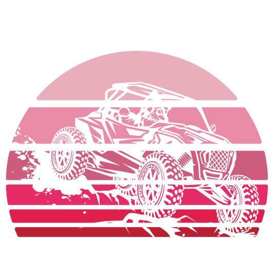 TSR Pink Rainbow SXS Decal