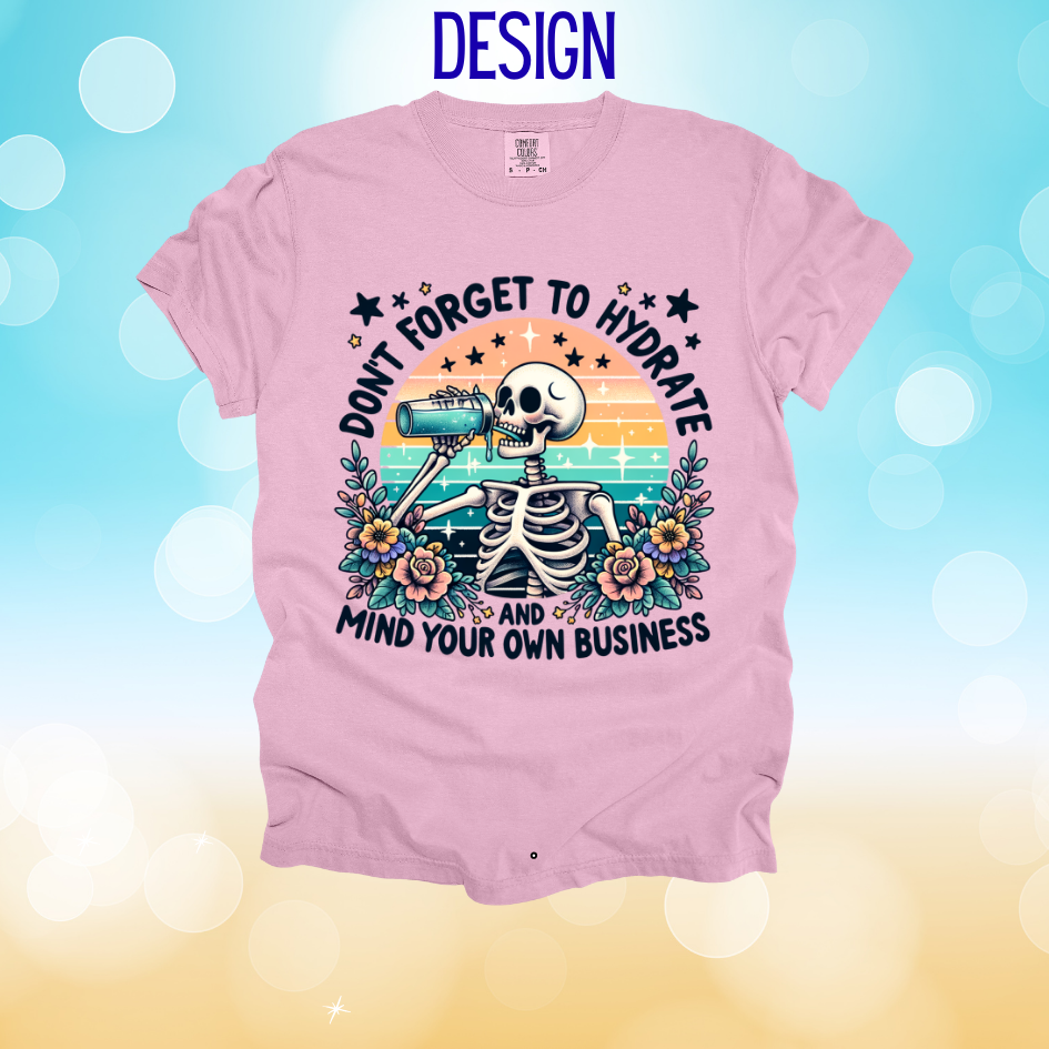 Hydrate & Mind Your Business Design