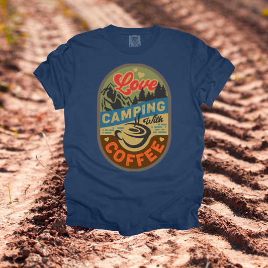 Love, Camping, Coffee Design