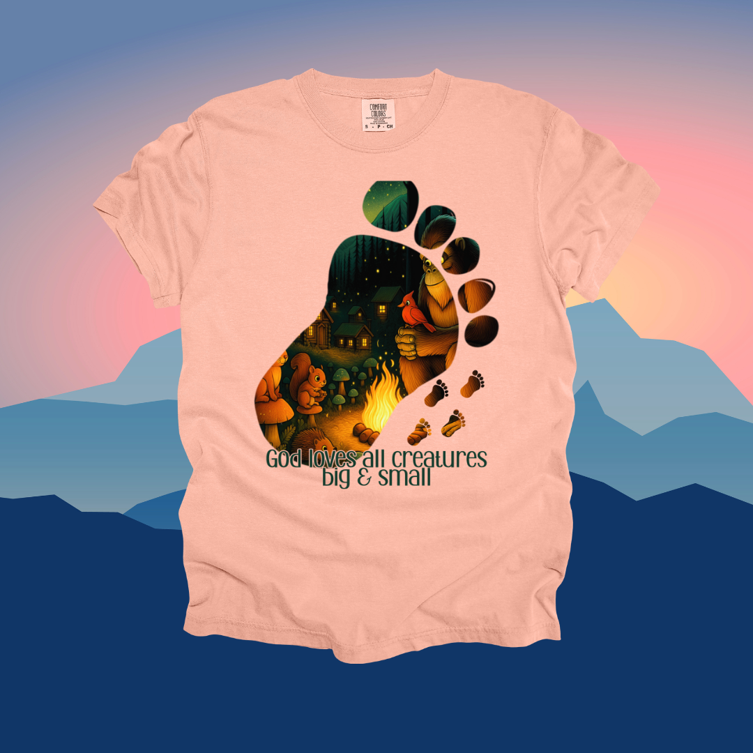 Bigfoot Creatures Big & Small Design