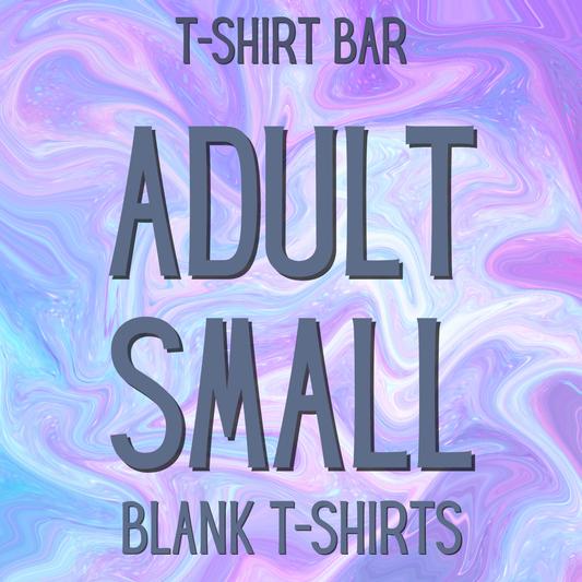 Adult Blank T-Shirt: Small