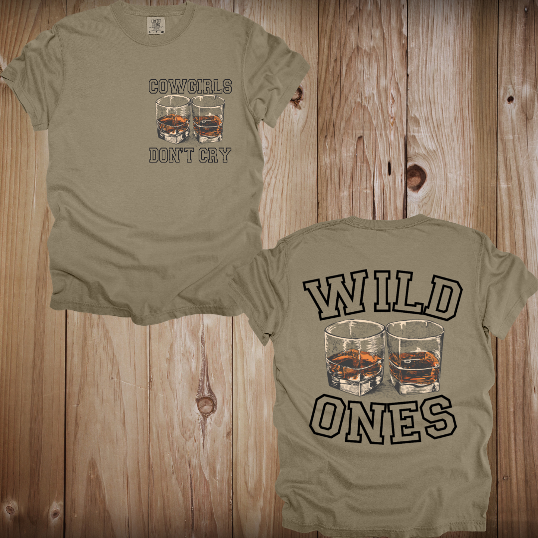 Cowgirls Don't Cry Design w/ Patch