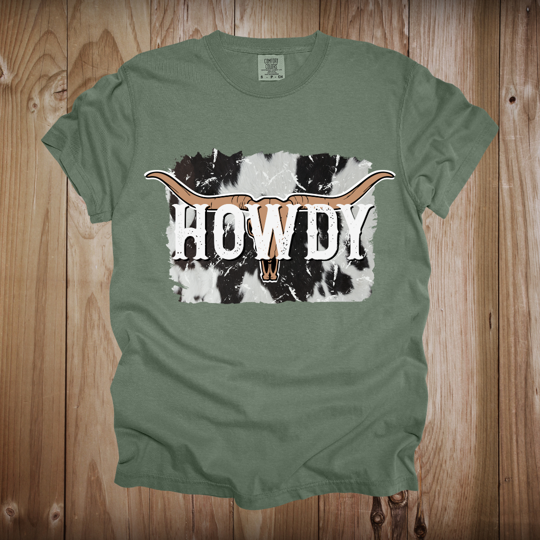 Cowprint Howdy Design