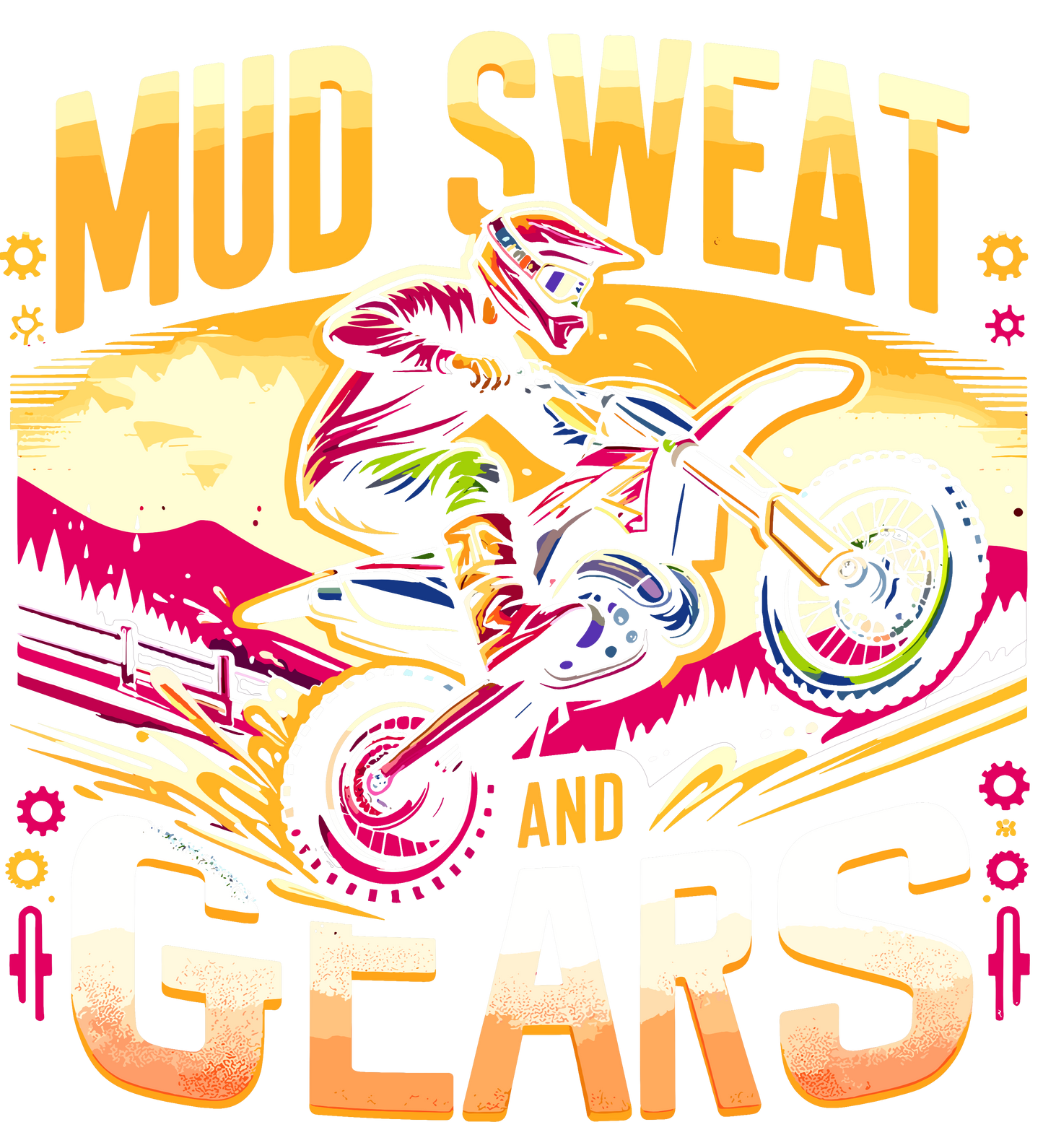 TSR Mud, Sweat, Gears Decal