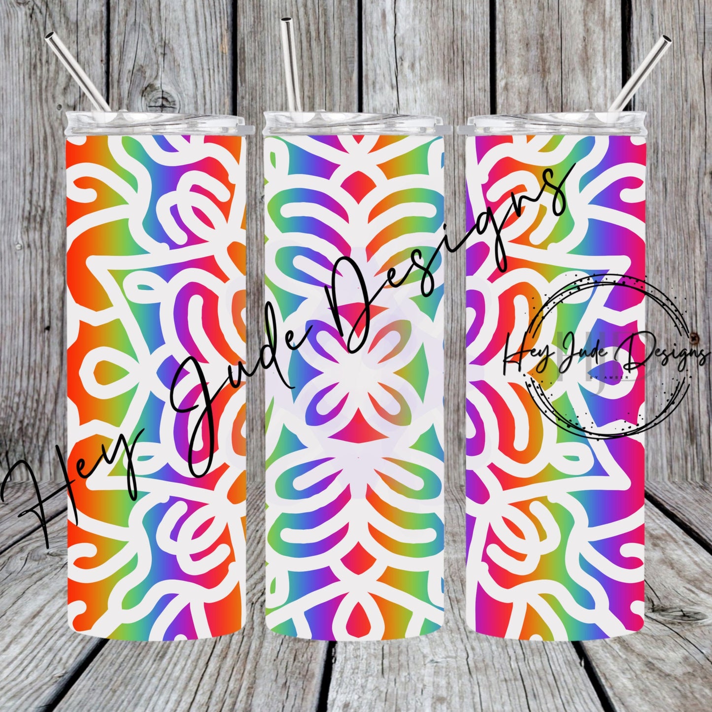 Digital Download 20oz Kaleidoscope Tumbler Wrap PNG