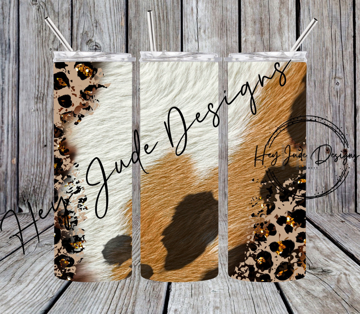 Digital Download 20oz Animal Fur Tumbler Wrap PNG