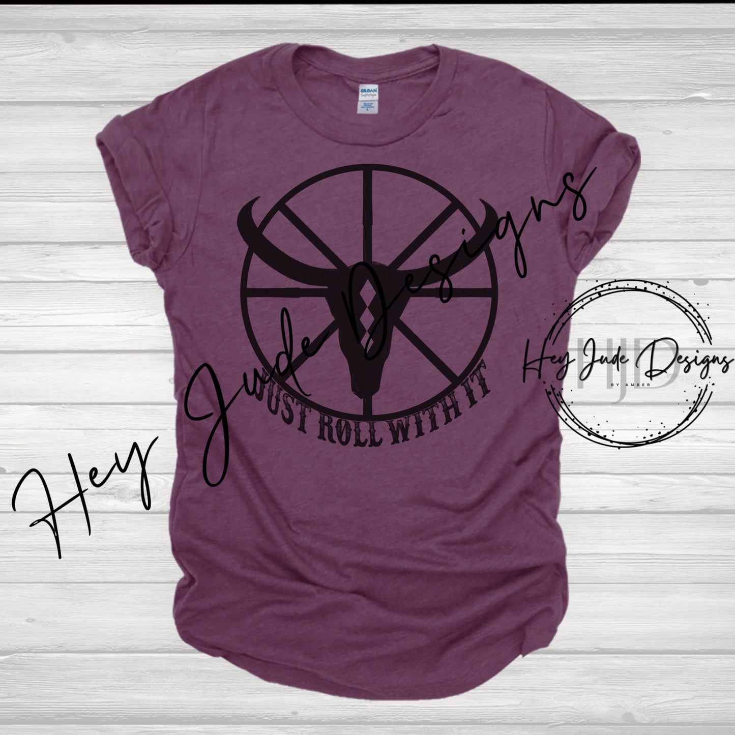 Digital Download Just Roll With It PNG