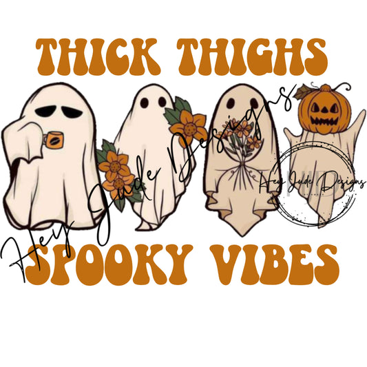 Digital Download Thick Thighs/Spooky Vibes Bundle PNG