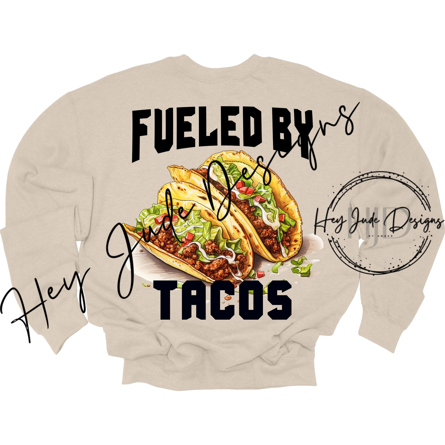Digital Download Fueled By Tacos PNG