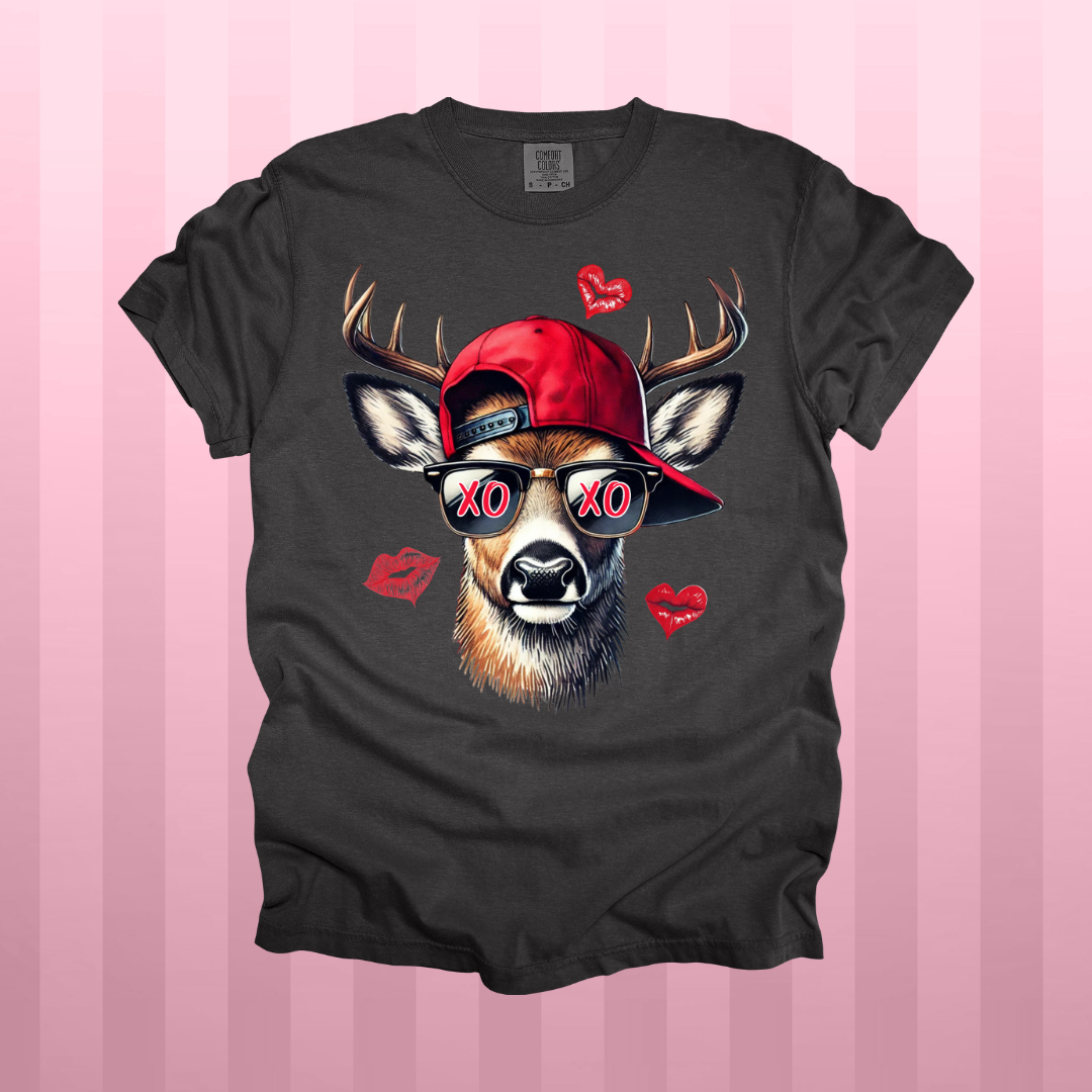 Valentines Day Deer Design