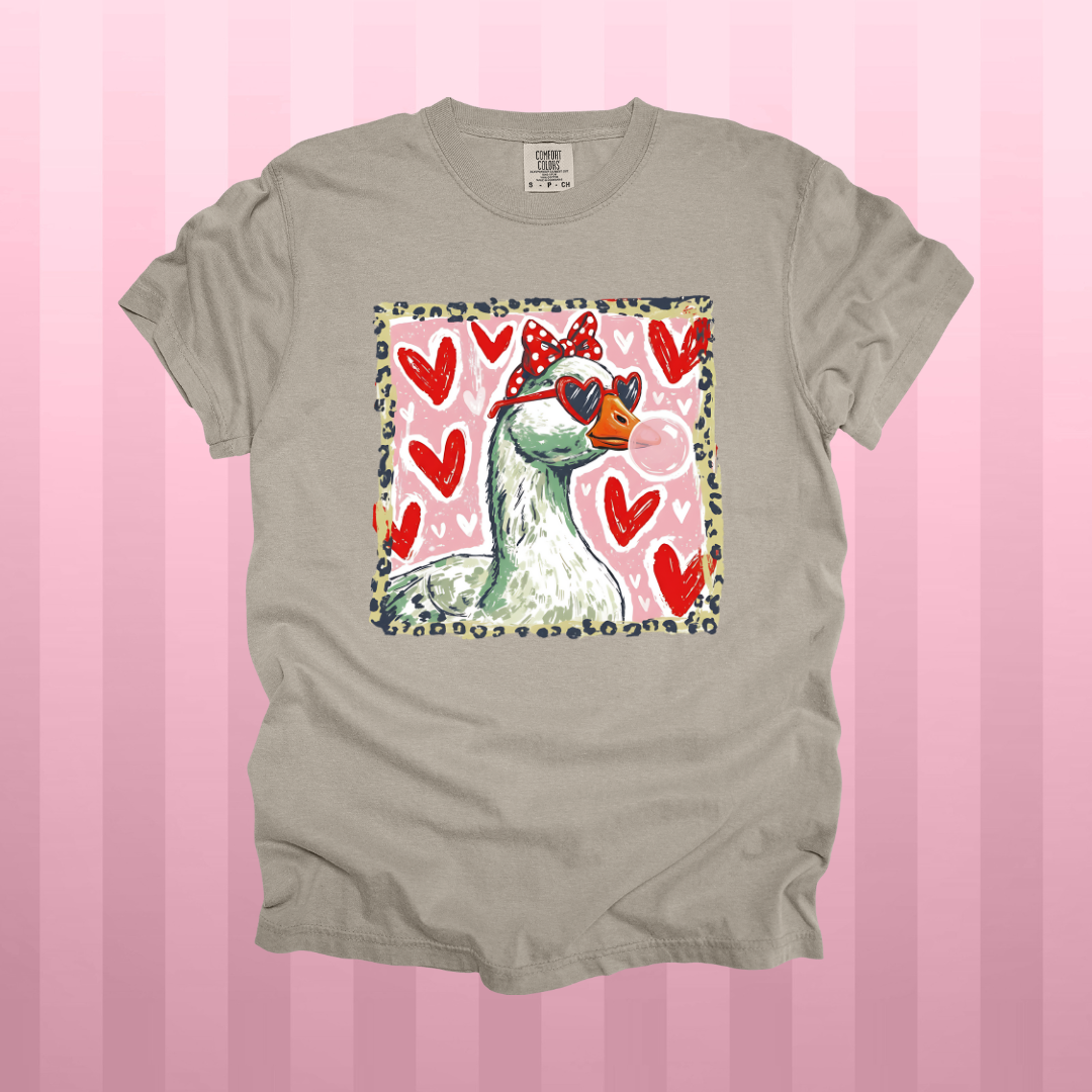 Valentines Day Duck Design