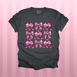 Sequin Valentines Coquette Design