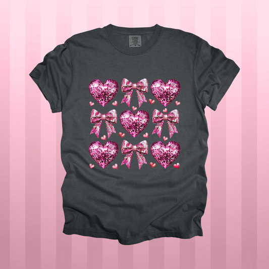 Sequin Valentines Coquette Design