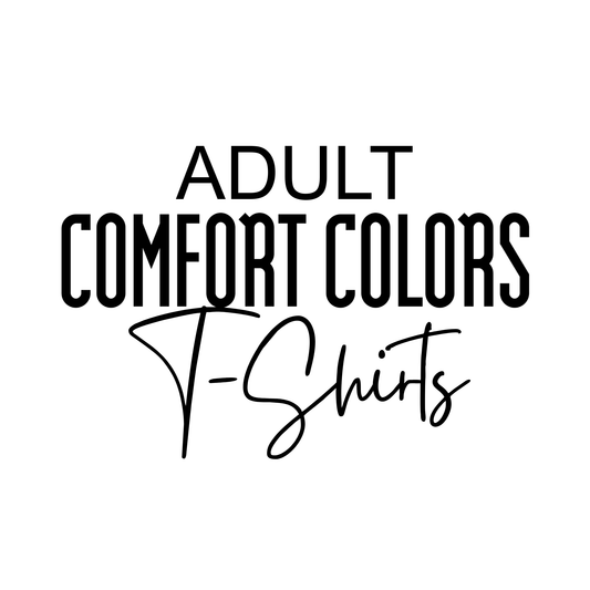 Adult Blank T-Shirt: Comfort Colors Heavy Weight