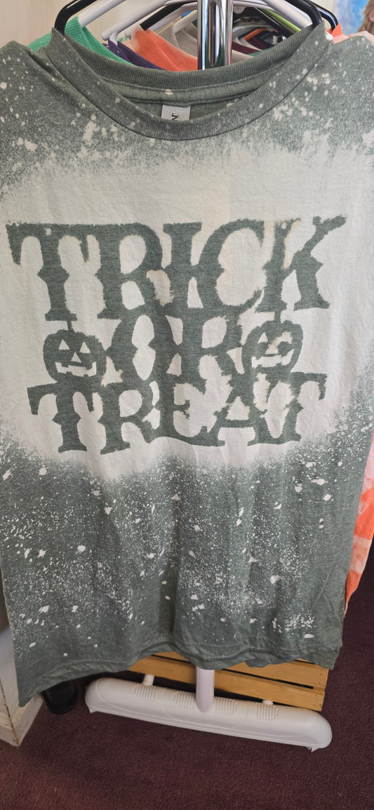 Trick-or-Treat Bleached Tee