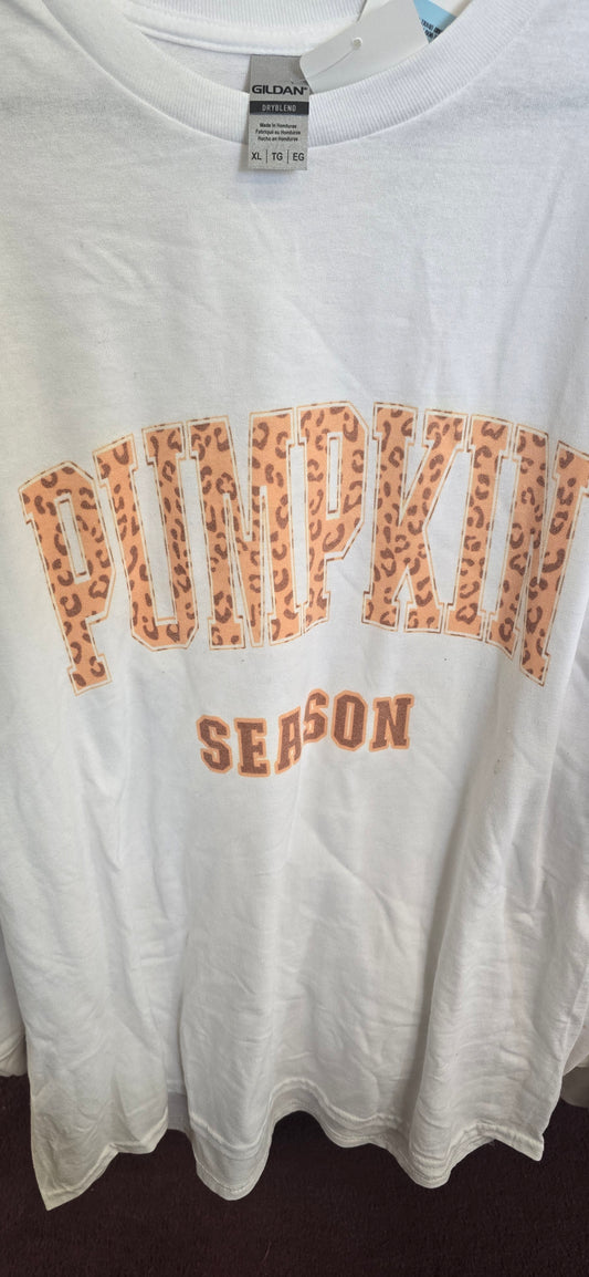 Pumpkin Season Long Sleeve T-Shirt |XL|