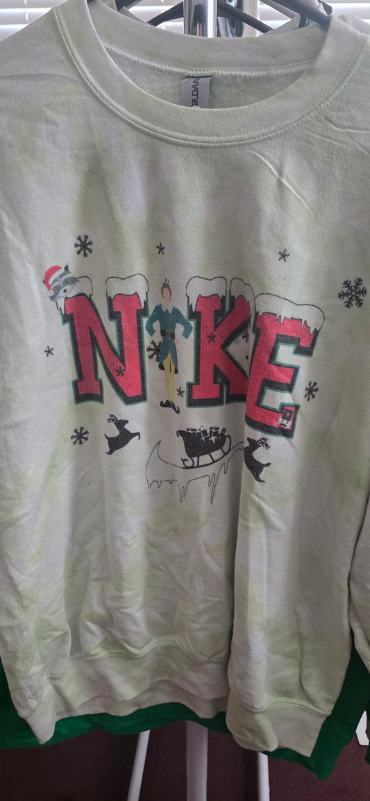 Christmas Elf Crewneck Sweatshirt |Medium|