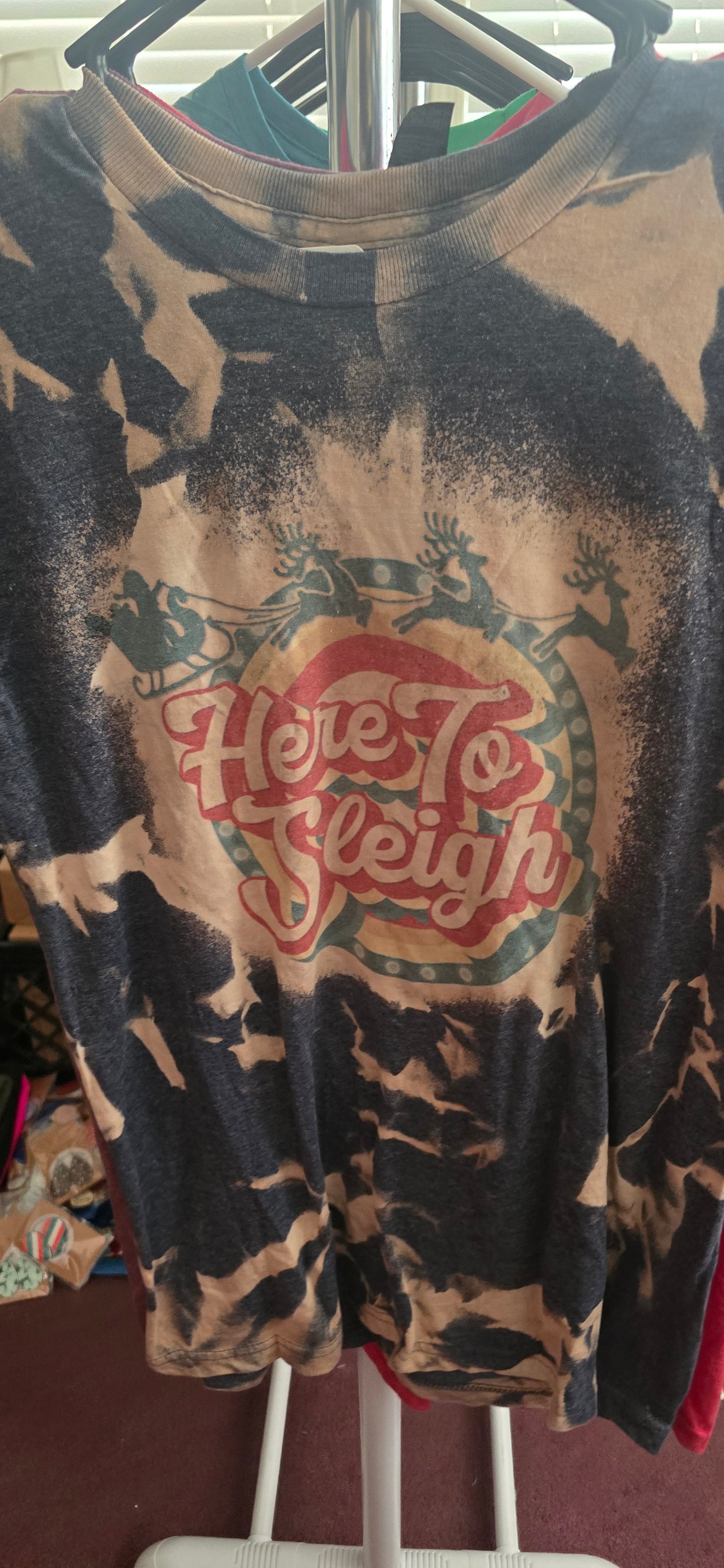 Here to Sleigh Graphic Tee |Medium|