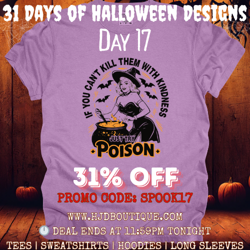 31 Days of Designs: Day 17: Try Poison