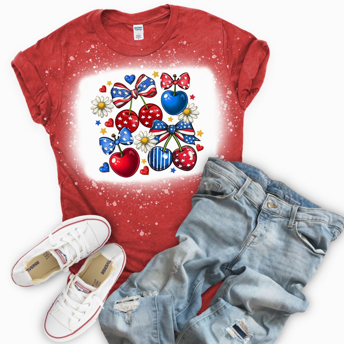 Freedom Cherries Graphic Tee
