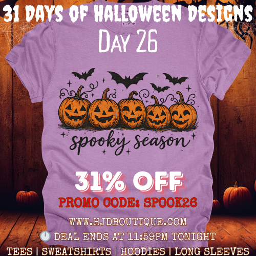 31 Days of Designs: Day 26: Pumpkin Spooky Season