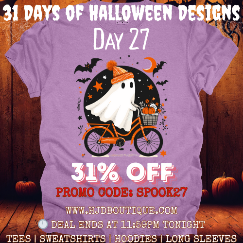 31 Days of Designs: Day 27: Ghost Bicycle