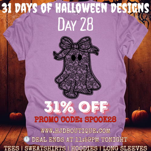 31 Days of Designs: Day 28: Lace Ghost