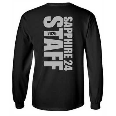 Sapphire Gym Staff 2025 LS Gildan Tee (DTF)