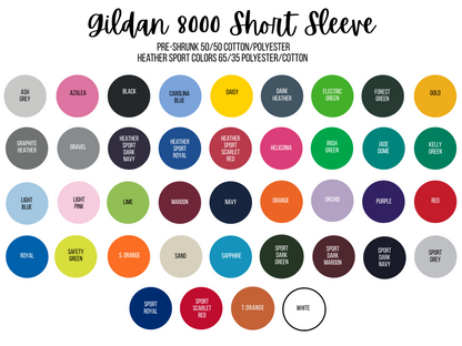 Adult Blank T-Shirt: XL