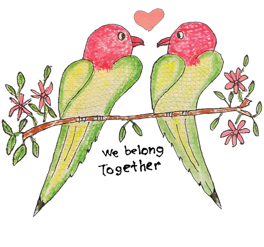 Morning Napkins - Belong Together Birds Design