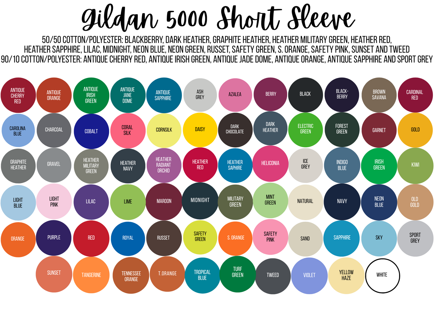 Adult Blank T-Shirt: XL