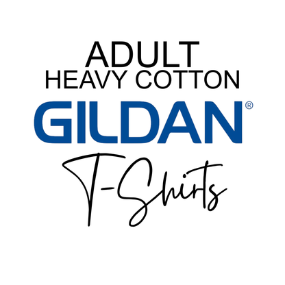 Adult Blank T-Shirt: Gildan Heavy Cotton