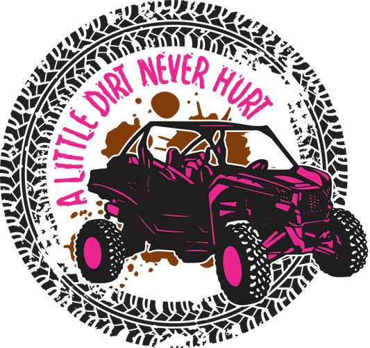 TSR Dirt Never Hurt Decal