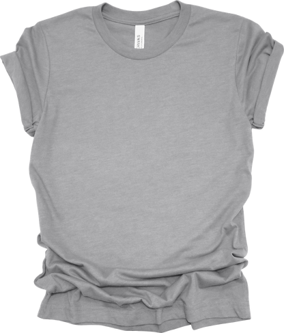 Adult Blank T-Shirt: Bella Canvas CVC Mid Weight Heathers