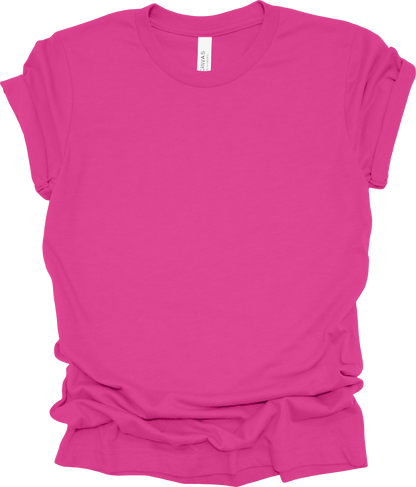 Adult Blank T-Shirt: Bella Canvas Jersey
