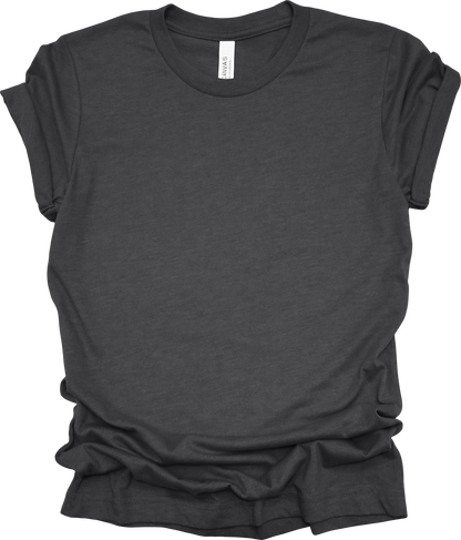Adult Blank T-Shirt: Bella Canvas CVC Mid Weight Heathers