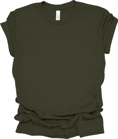 Adult Blank T-Shirt: Bella Canvas Jersey