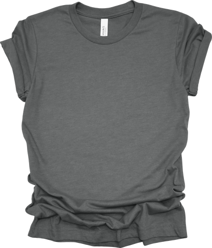 Adult Blank T-Shirt: Bella Canvas CVC Mid Weight Heathers