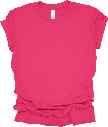 Adult Blank T-Shirt: Bella Canvas Jersey