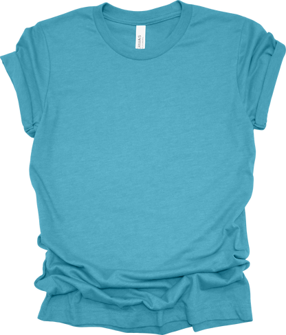 Adult Blank T-Shirt: Bella Canvas CVC Mid Weight Heathers