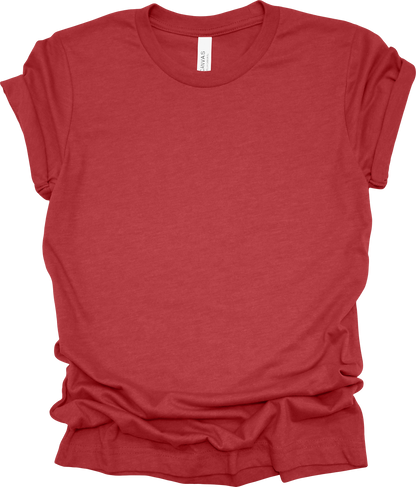 Adult Blank T-Shirt: Bella Canvas CVC Mid Weight Heathers