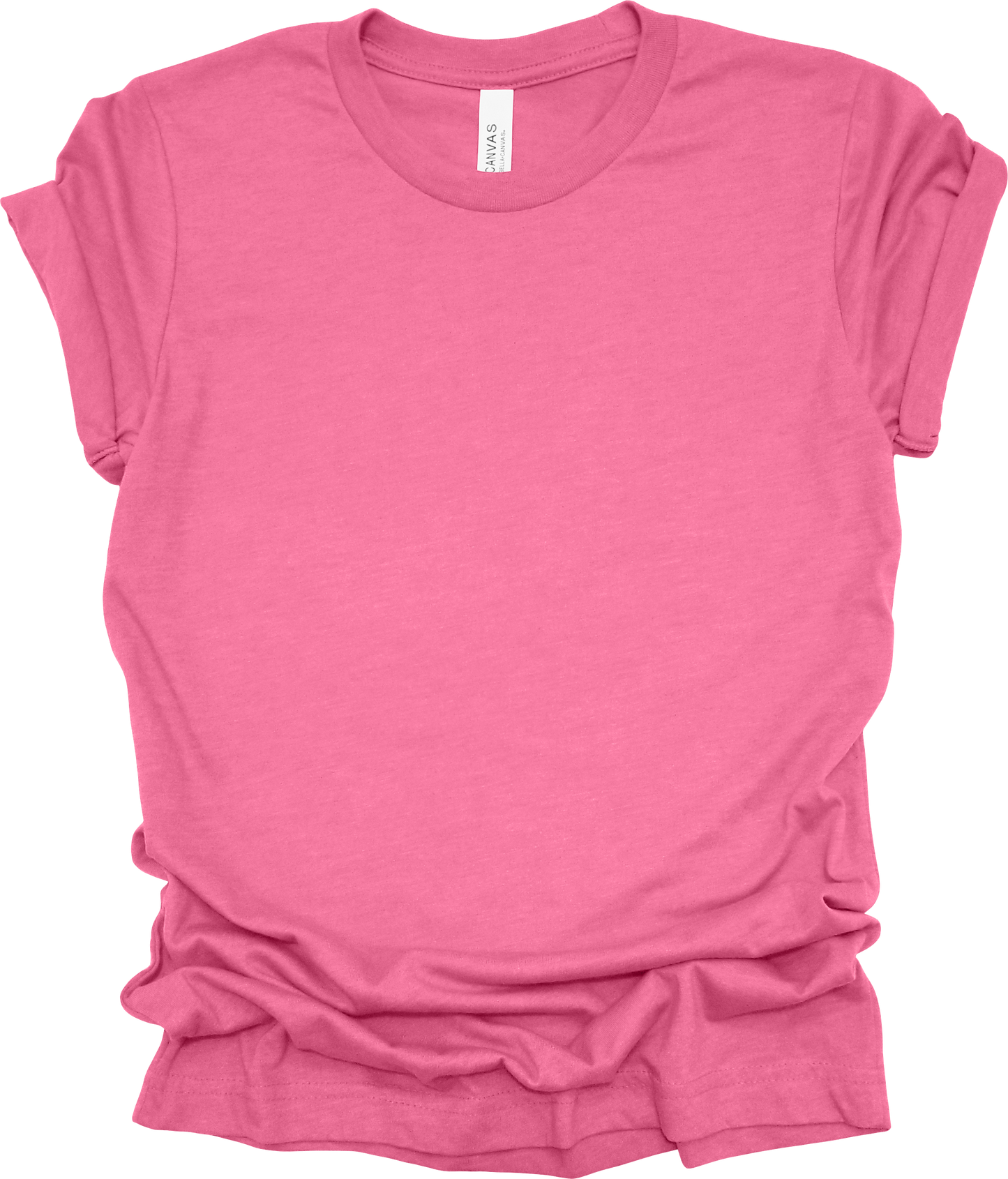 Adult Blank T-Shirt: Bella Canvas CVC Mid Weight Heathers