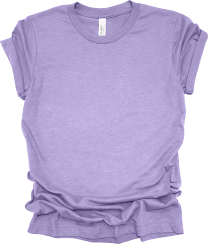 Adult Blank T-Shirt: Bella Canvas CVC Mid Weight Heathers