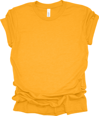 Adult Blank T-Shirt: Bella Canvas CVC Mid Weight Heathers