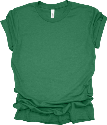 Adult Blank T-Shirt: Bella Canvas CVC Mid Weight Heathers