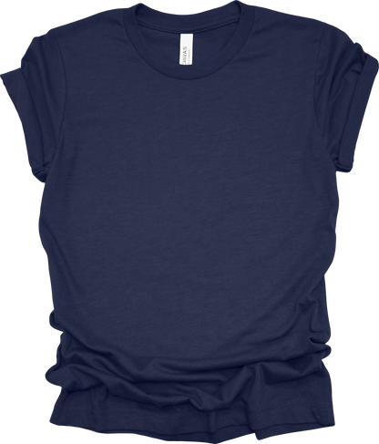 Adult Blank T-Shirt: Bella Canvas CVC Mid Weight Heathers