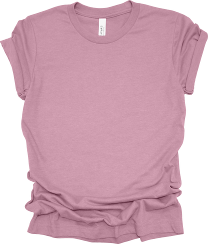 Adult Blank T-Shirt: Bella Canvas CVC Mid Weight Heathers
