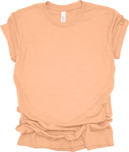 Adult Blank T-Shirt: Bella Canvas CVC Mid Weight Heathers