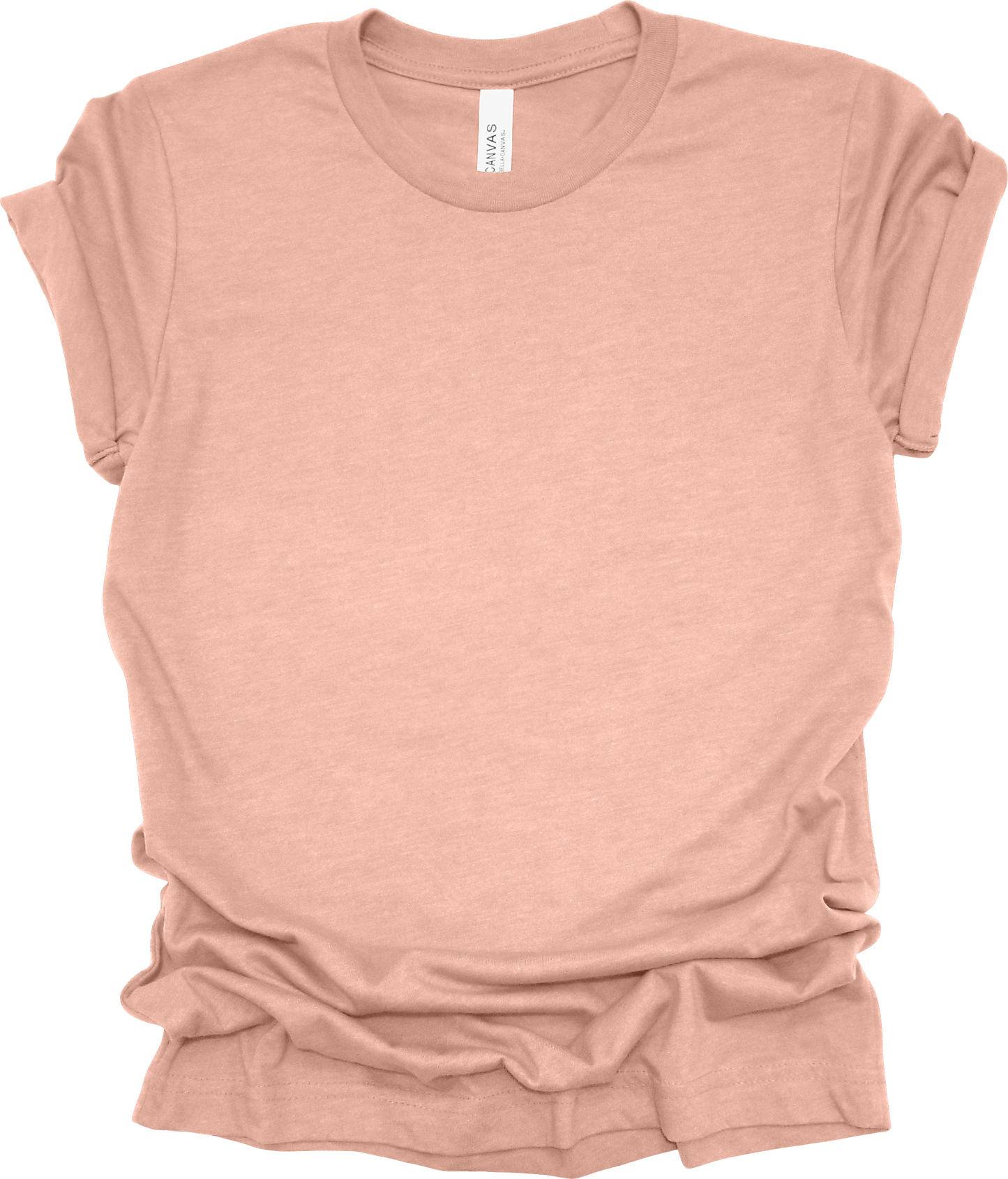 Adult Blank T-Shirt: Bella Canvas CVC Mid Weight Heathers